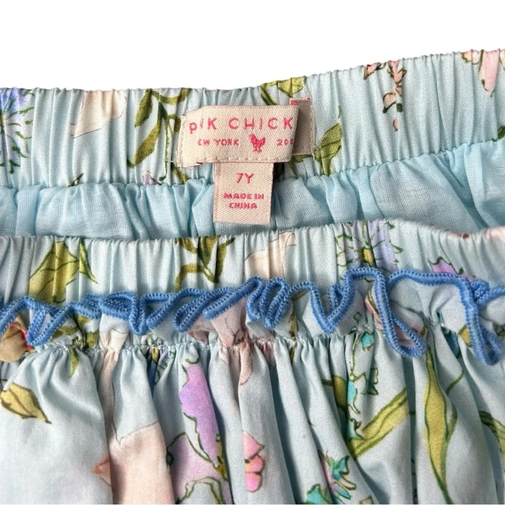 LIKE NEW Pink Chicken Gianna Skirt In Botanical Bunnies - Picture 10 of 10